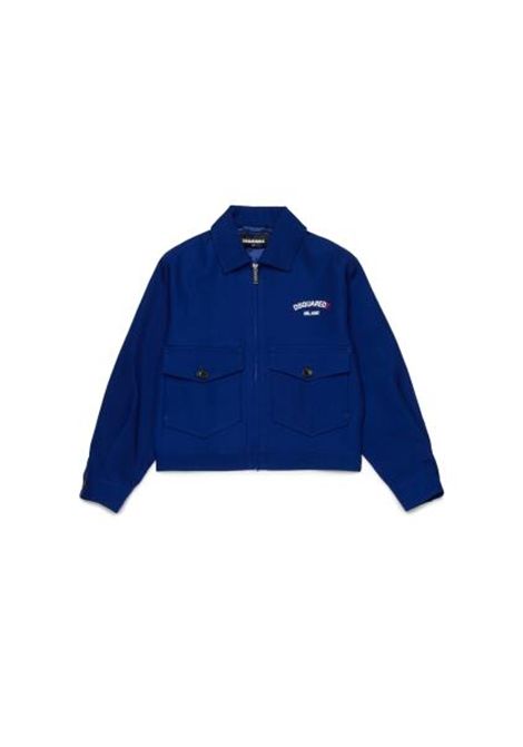 Giubbino con logo DSQUARED2 JUNIOR | DQ3235 D0AGNDQ865